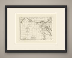 Ancient Egypt and Libya with the Mouths of the Nile, d'Anville, 1818