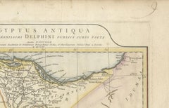 Ancient Egypt Map – Ægyptus Antiqua by D’Anville, Paris circa 1765