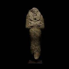 Ancient Egypt, Nubia, Statue of Osiris in Granite