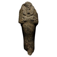 Ancient Egypt, Nubia, Statue of Osiris in Granite
