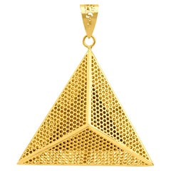 Ancient Egypt Only Pendant Solid Gold Minimalist Handmade 14 Karat