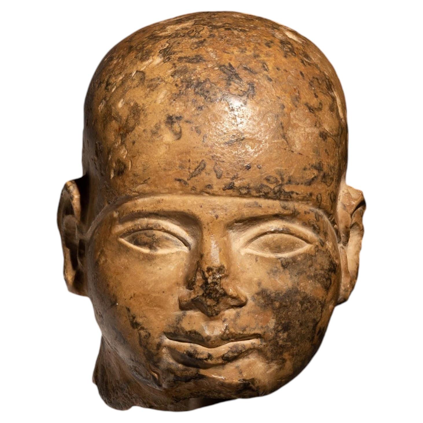 Altes Ägypten Skulptur des Gottes Ptah aus gehärtetem Kalkstein
