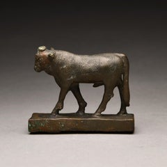Ancient Egyptian Bronze Apis Bull, Late Dynastic to Ptolemaic Period