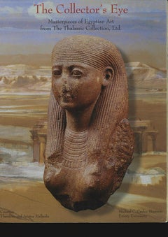 Ancient Egyptian Bust of a Goddess in Red-Orange Quartzite