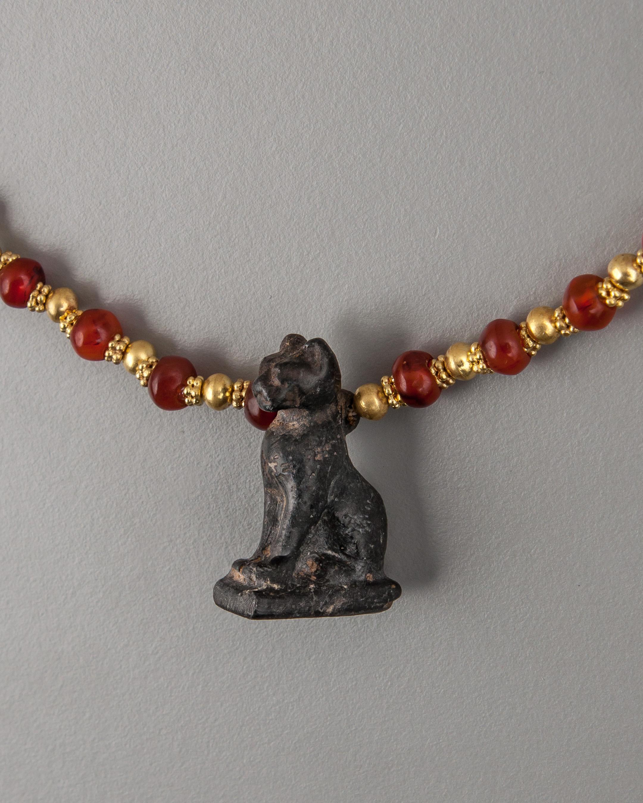 ancient egyptian beaded necklace