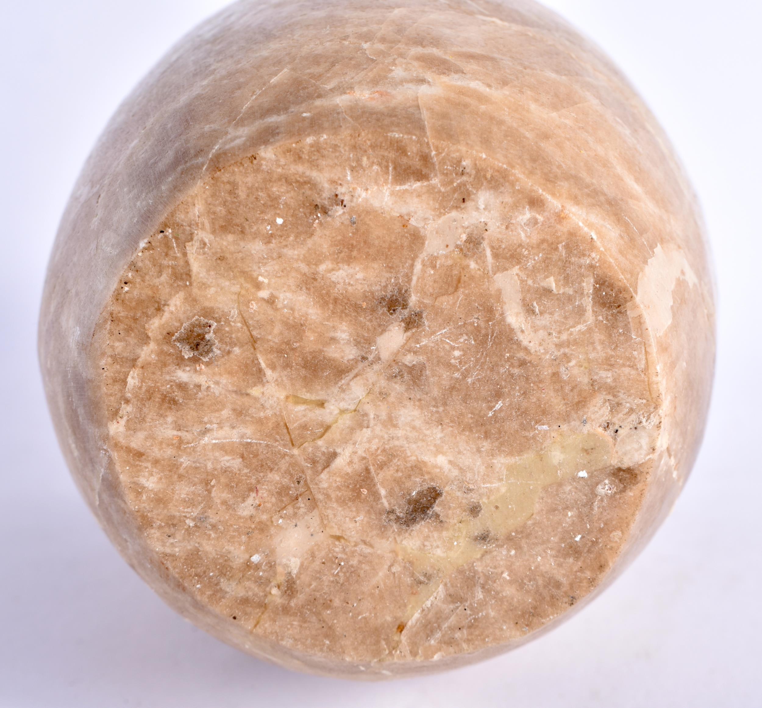 Ancient Egyptian Carved Alabaster Jar 1st-3rd Dynasty (2965-2640 BC) In Good Condition In Nottingham, GB
