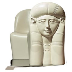 Ancient Egyptian Goddess Hathur Sculptured Chair