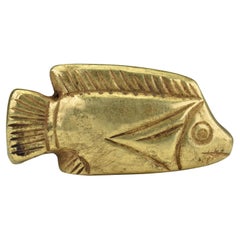 Ancient Egyptian Gold Fish Pendant
