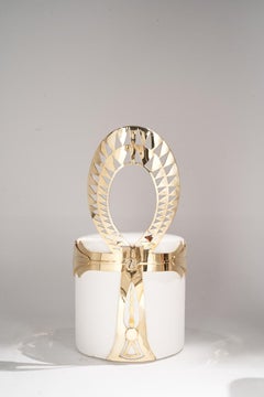 Ancient Egyptian Inspired Gold Ankh Chair