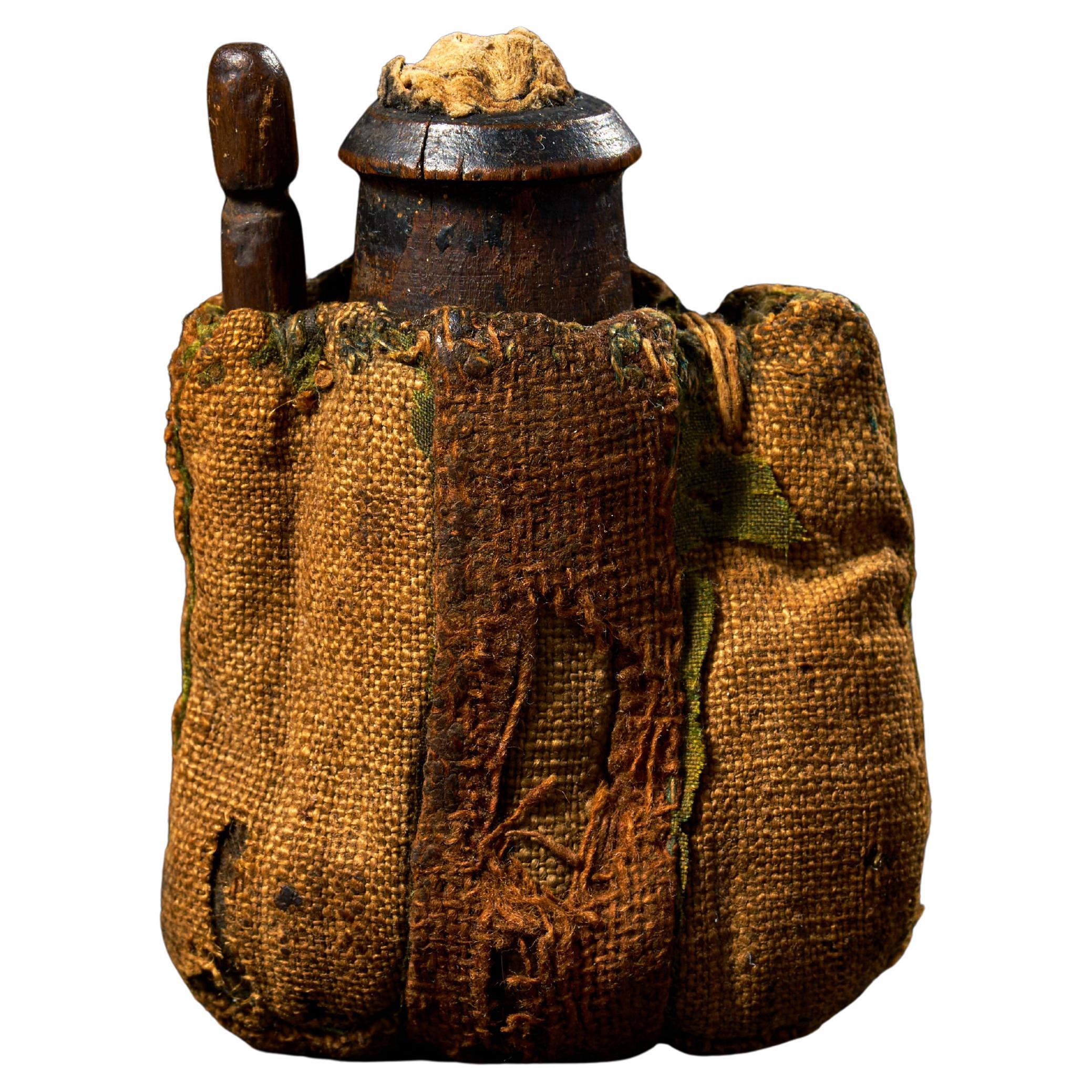 Ancient Egyptian kohl vessel and applicator, New Kingdom period, 1550–1295 B.C.
