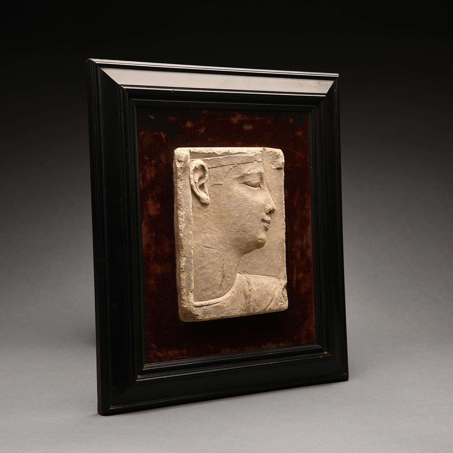 Carved Ancient Egyptian Limestone Sculptor's Model For Sale