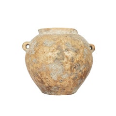 Antigua vasija de piedra caliza en miniatura del Antiguo Reino Egipcio 2600-2800 a.C.