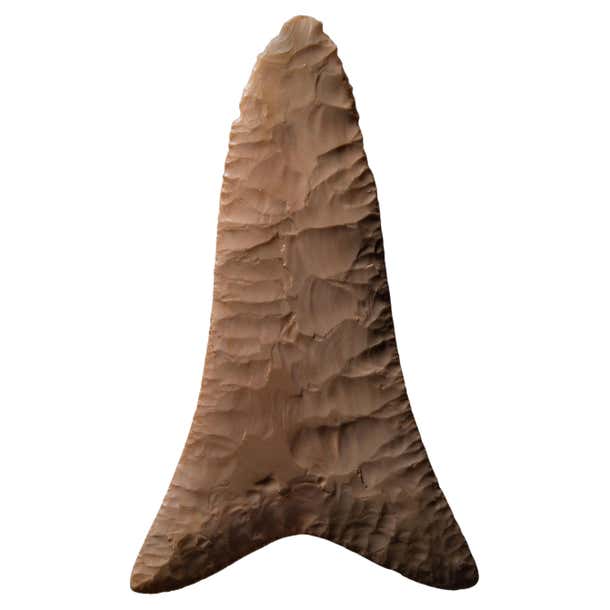Ancient Egyptian Predynastic Flint Fish-Tail Knife For Sale at 1stDibs ...