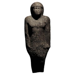 Ancient Egyptian Sculpture of a Noble in Granodiorite