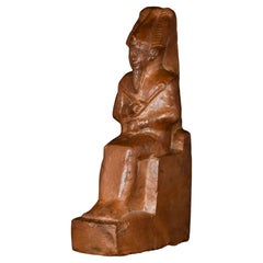 Ancient Egyptian Stone Figure of the God Osiris
