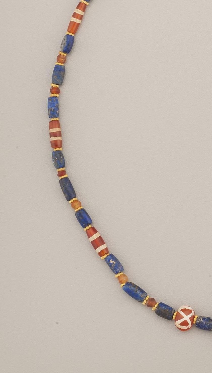 carnelian and lapis lazuli