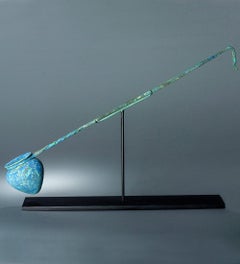 Ancient Etruscan Bronze Kyathos Ladle