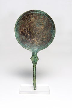 Ancient Etruscan Bronze Mirror