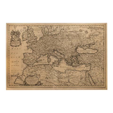 Ancient Europe Map 1652, Europa Antiqua – Nicolas Blancardus, Roman World
