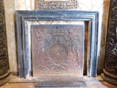 Fireplace mantle in green Serpentine marble, from Tuscany (Italy)