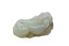 Antique Foo Dog in Jade - China - Mid-19th Century