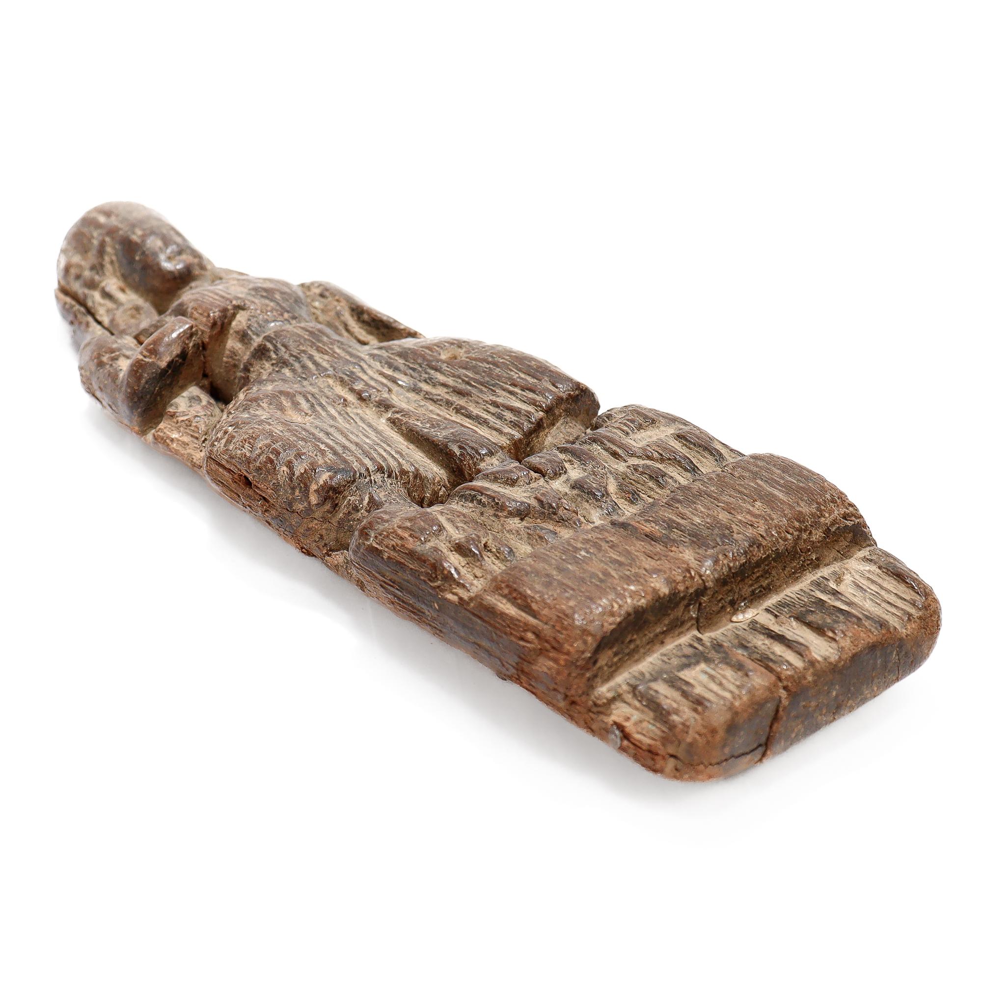 Bois Ancien Bodhisattva en bois sculpté du Gandhara en vente