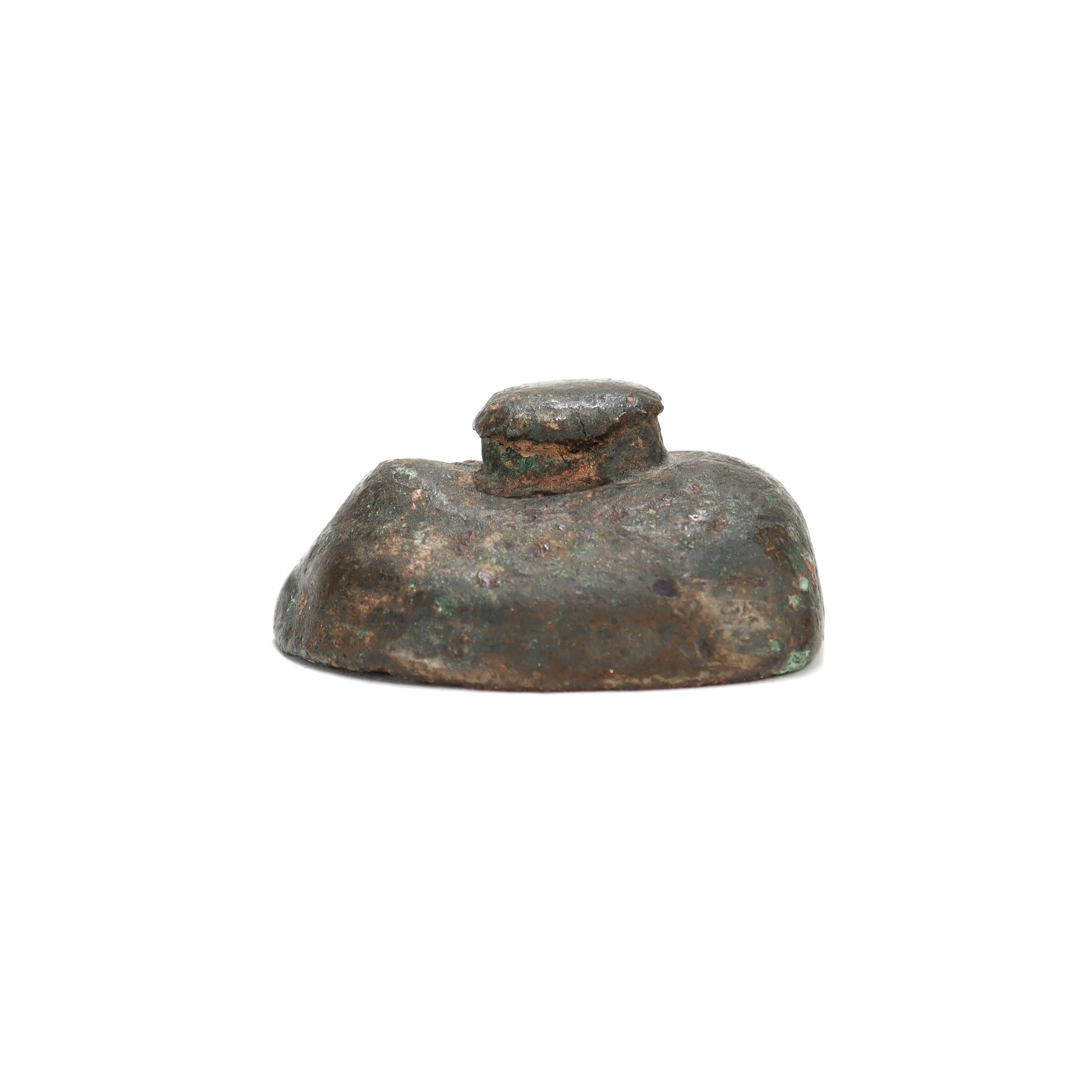 Moules de coulée pour Bouddha assis en bronze du Gandhara ancien (Tsatsa) en vente 4