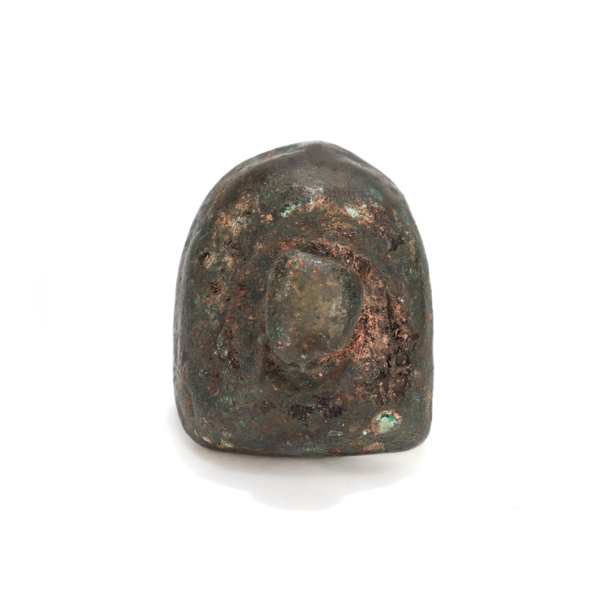 XVIIIe siècle et antérieur Moules de coulée pour Bouddha assis en bronze du Gandhara ancien (Tsatsa) en vente