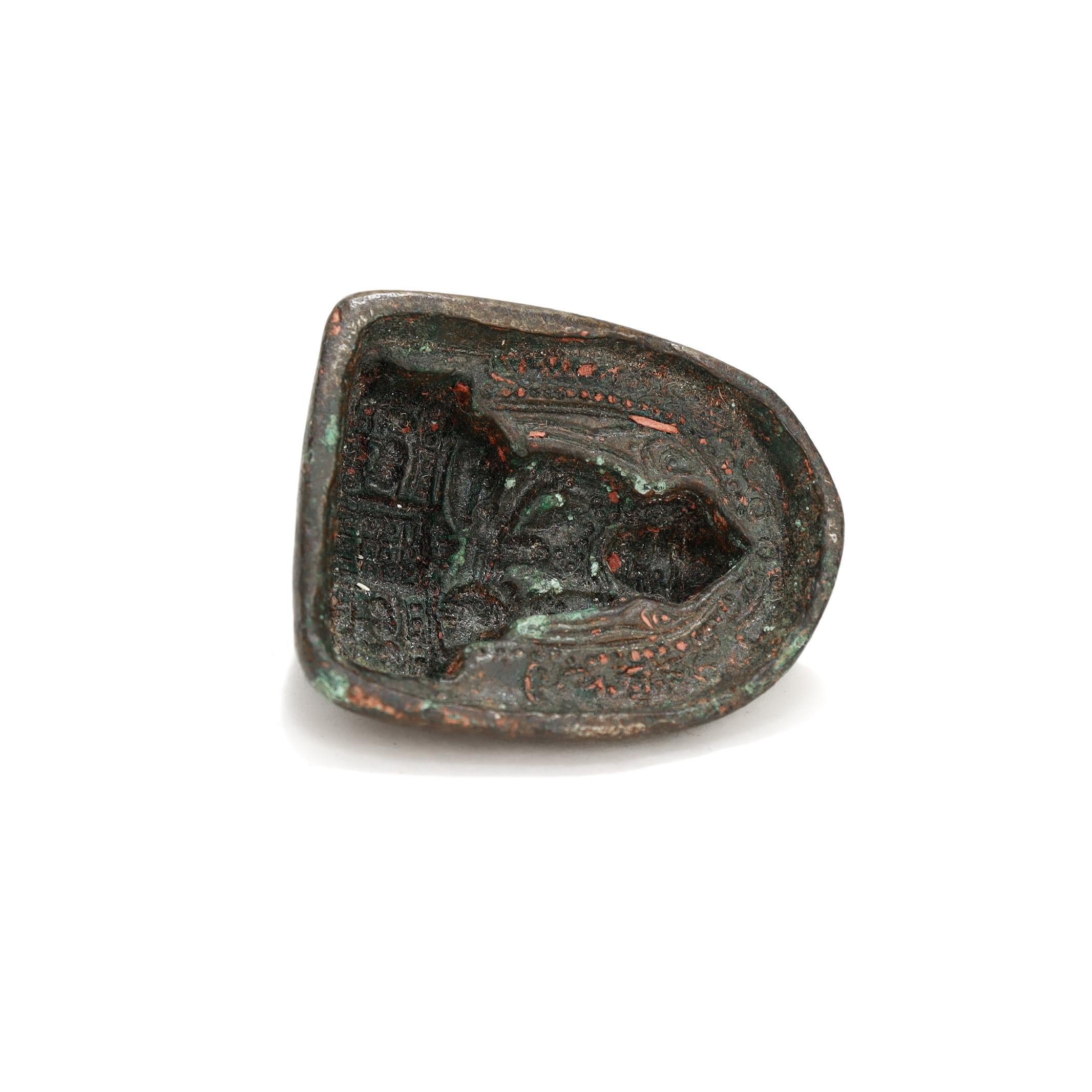 Bronze Moules de coulée pour Bouddha assis en bronze du Gandhara ancien (Tsatsa) en vente