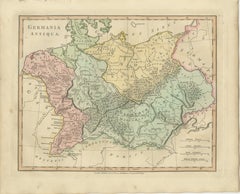Ancient Germania Map — Roman Germany & Danube Frontier, Wilkinson 1822