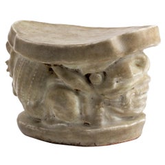 Coussin ancien en céramique émaillée de Liao Dinasty, Chine, 10e-12e siècle