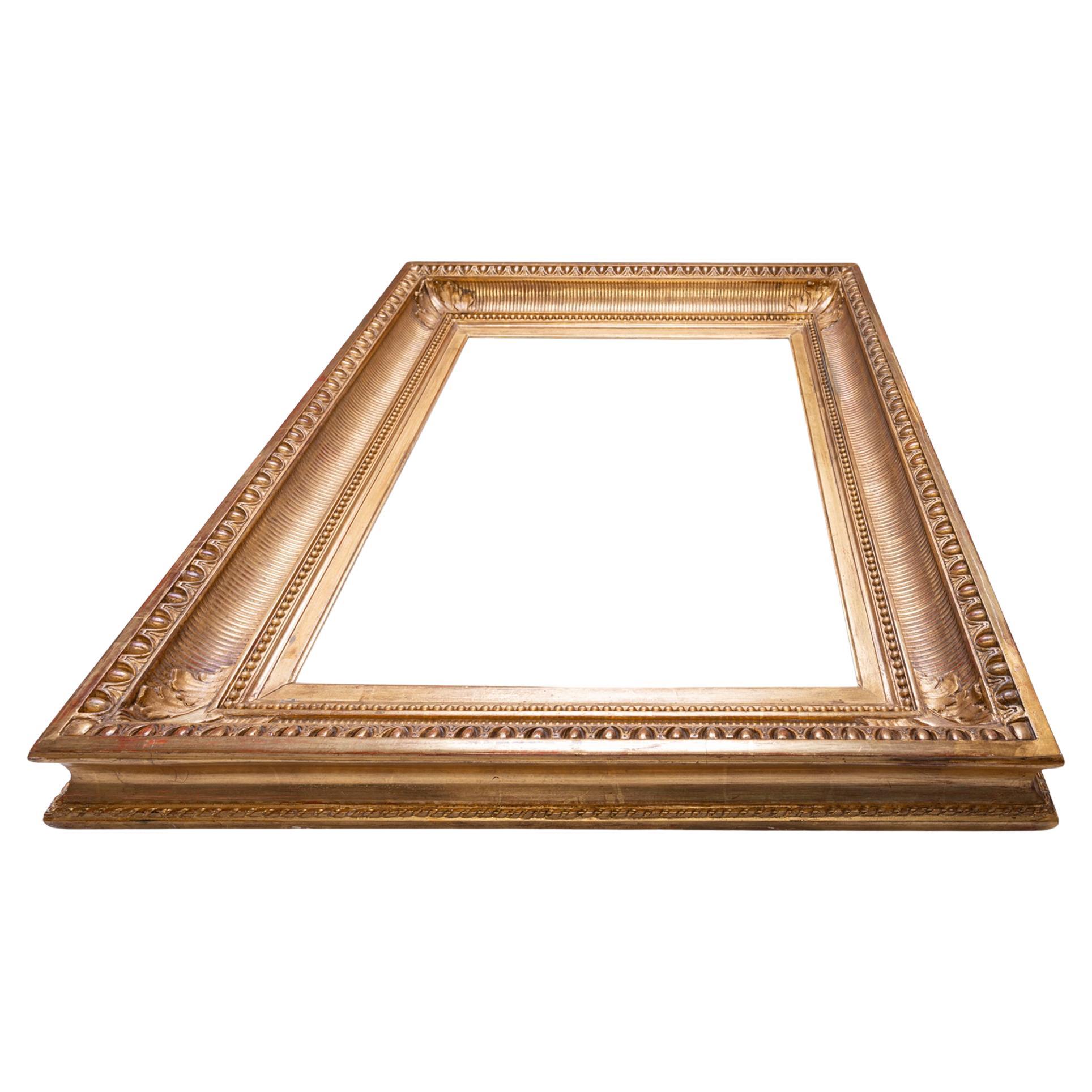 Ancient Giltwood Frame, Also for Mirror For Sale 5