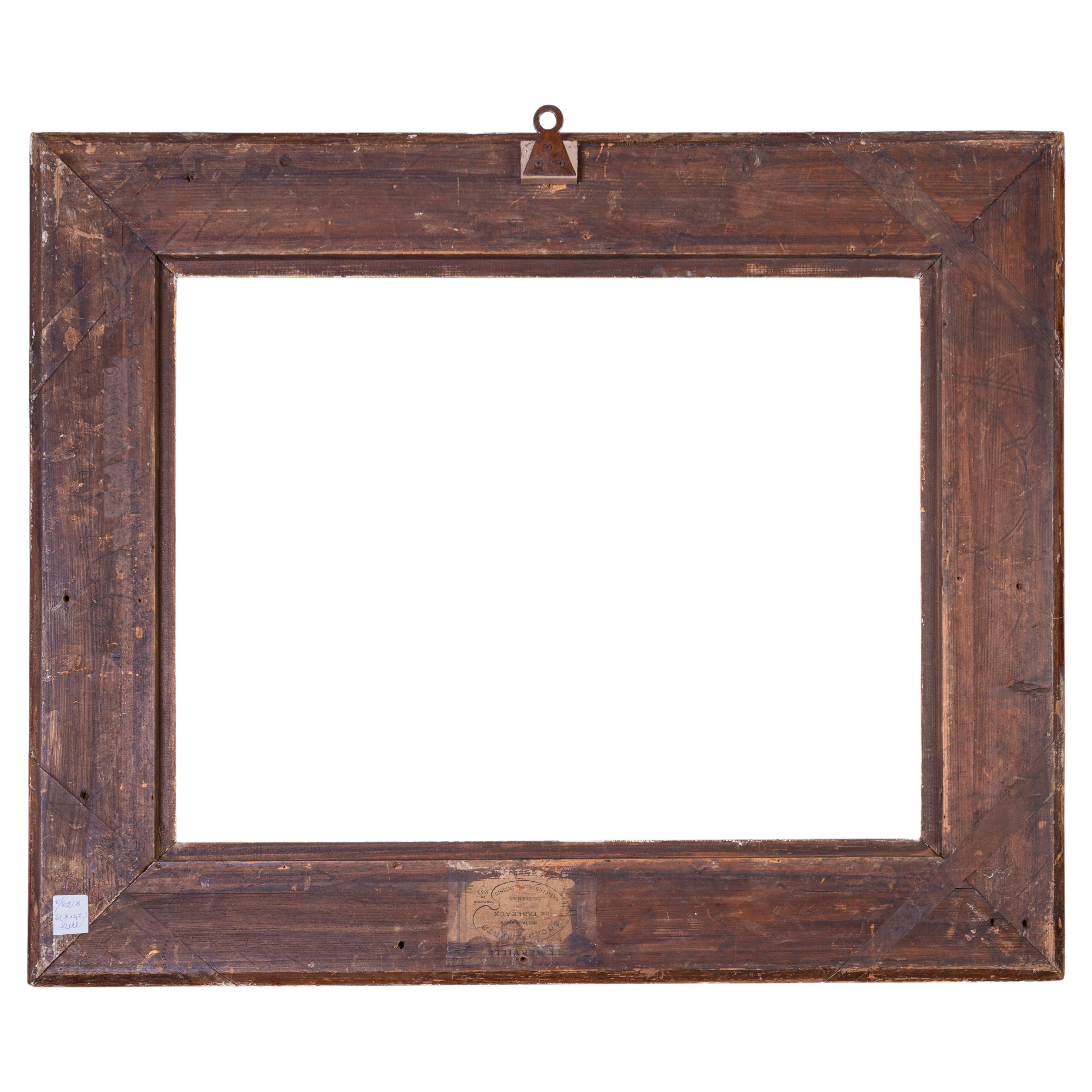 Antiker Giltwood-Rahmen, auch für Spiegel (Charles X.) im Angebot