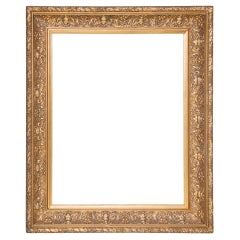 Antiker goldener Holzrahmen