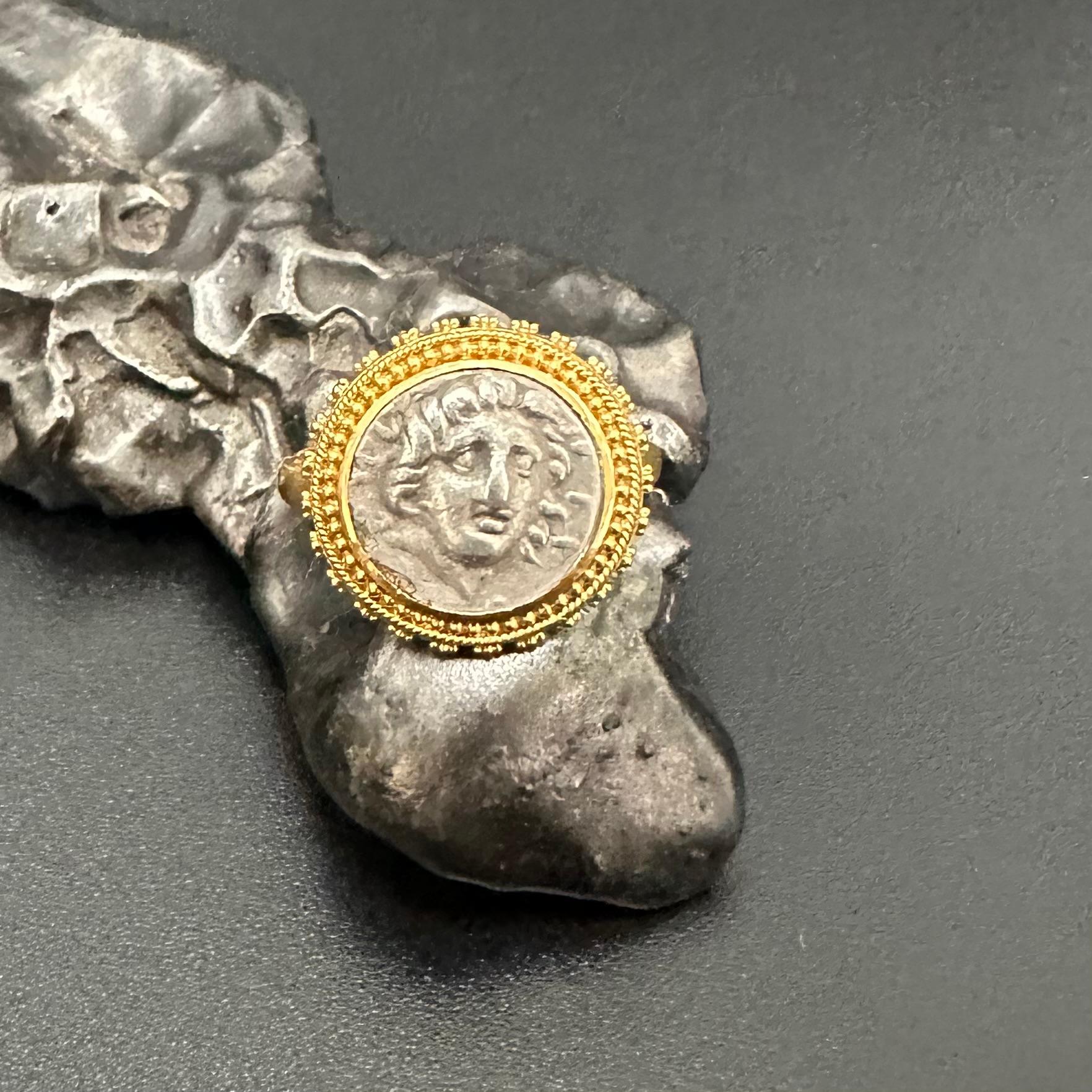 An authentic silver 