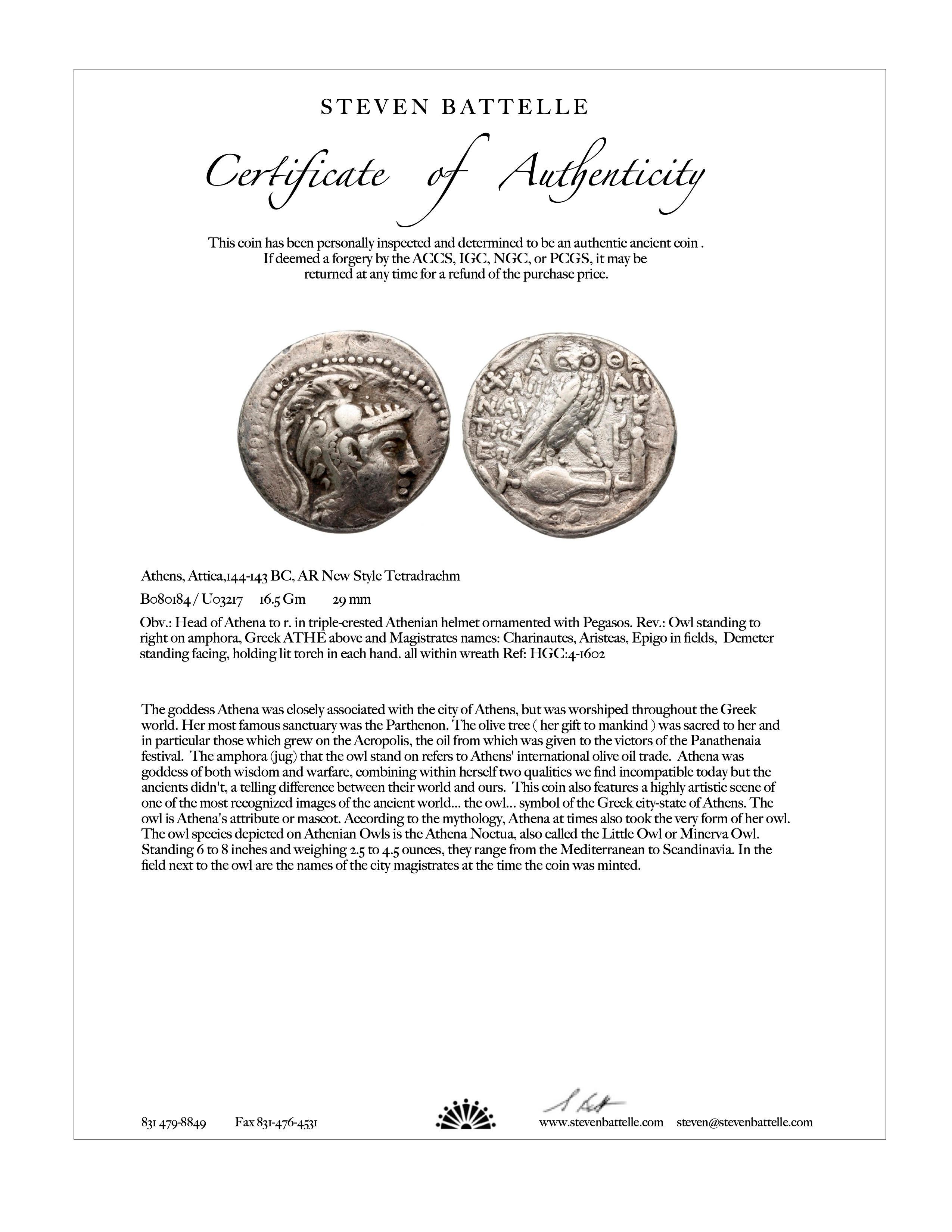 Antike griechische Athena Eule Münze-Diamant-Anhänger aus 18 Karat Gold, 2. Jahrhundert für Damen oder Herren im Angebot