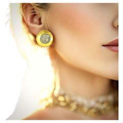 22k Gold Lever-Back Earrings