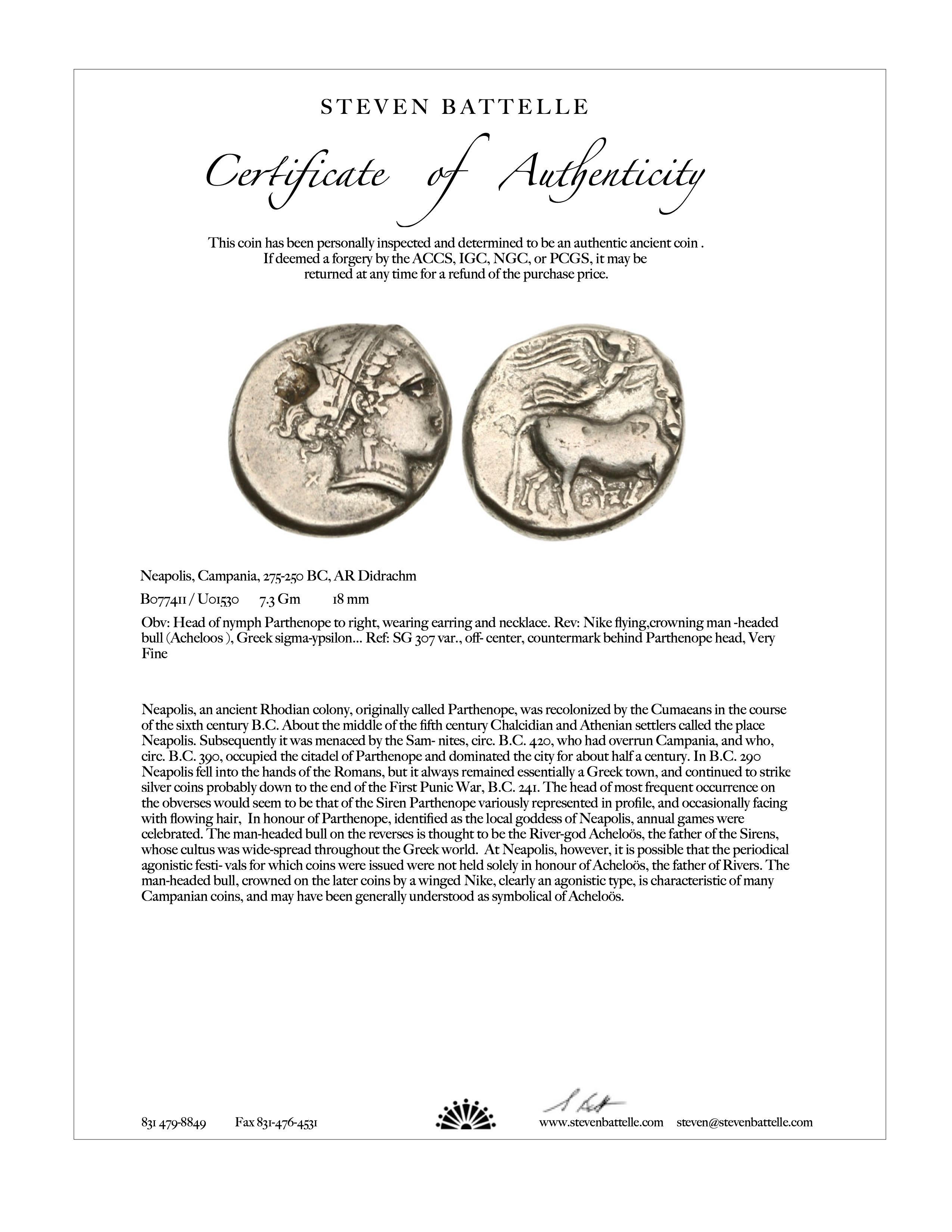 Ancient Greek 3rd Century BC Nike Man-Headed Bull 18K Gold Pendant 5