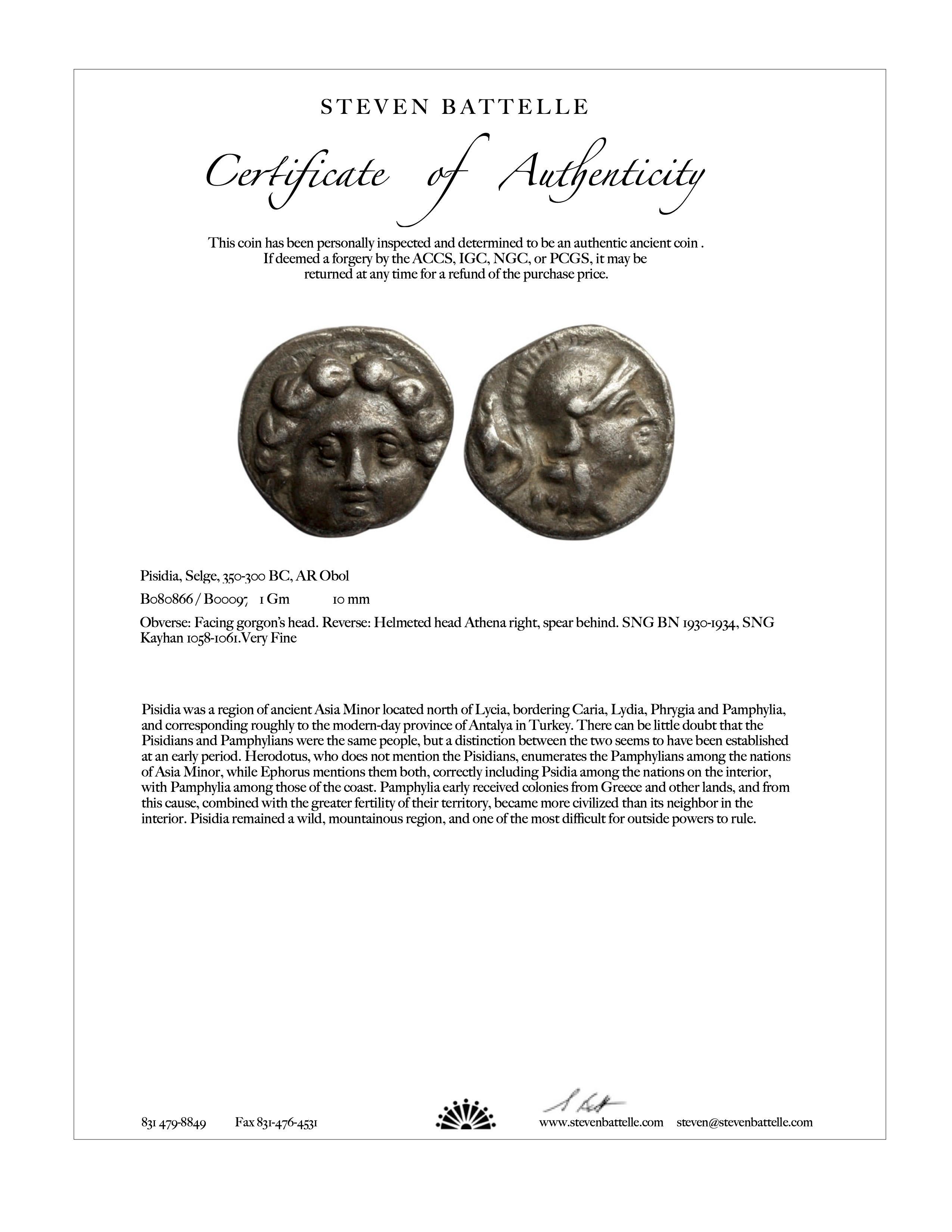 Pendentif en or 22K avec pièce de monnaie Athéna de l'Antiquité grecque du 4e siècle avant J.-C. en vente 2