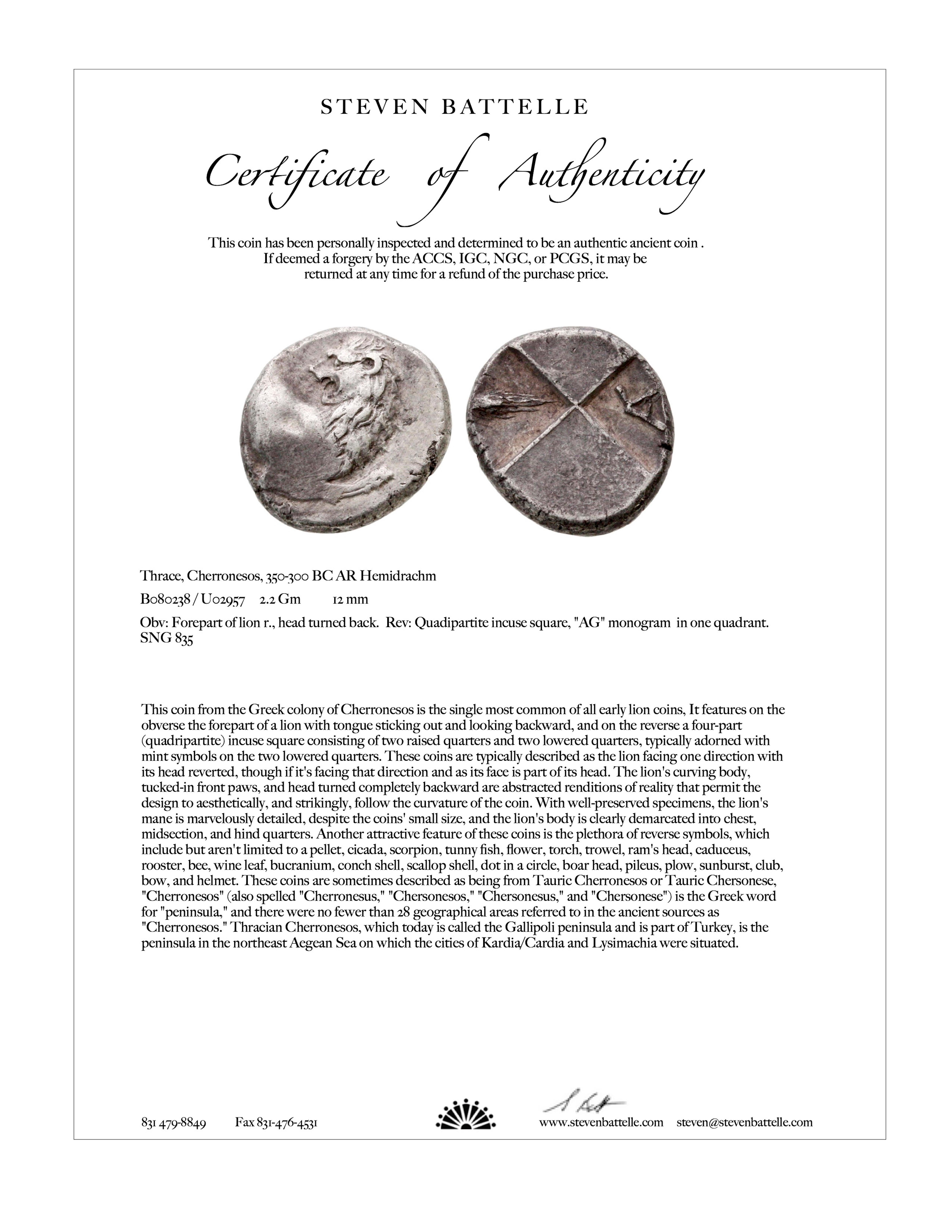 Ancient Greek 4th Century BC Lion Coin Diamond 18K Gold Pendant For Sale 3