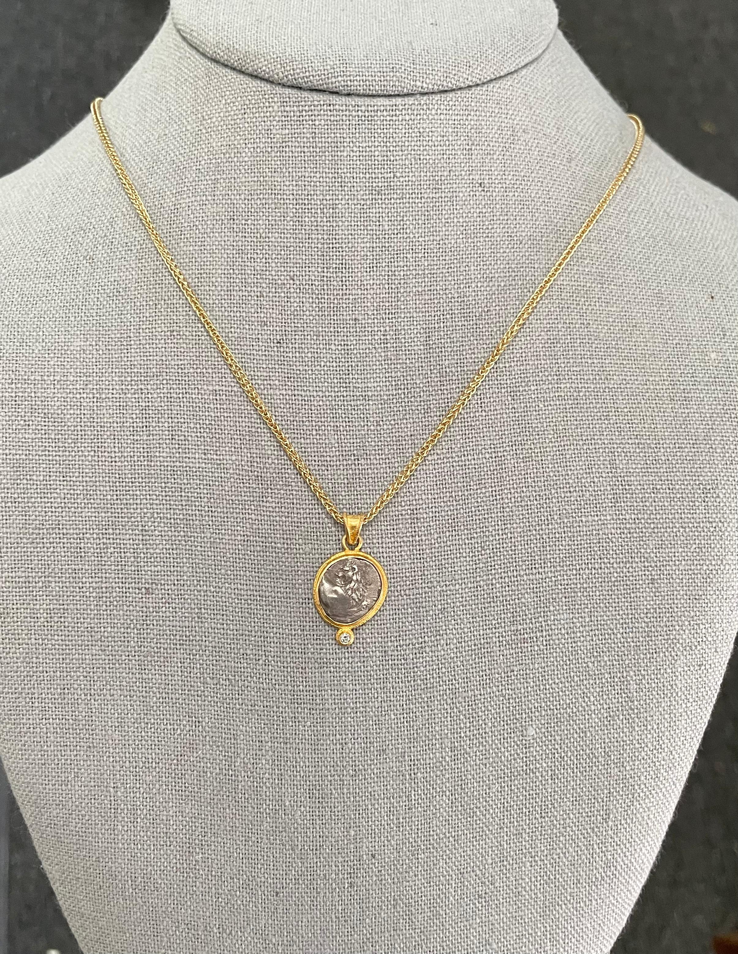 lion coin necklace