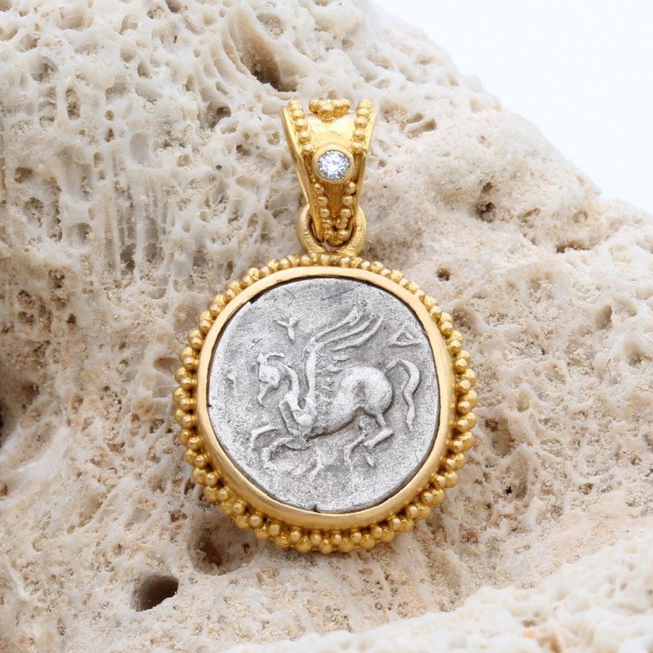 A rare, authentic silver 
