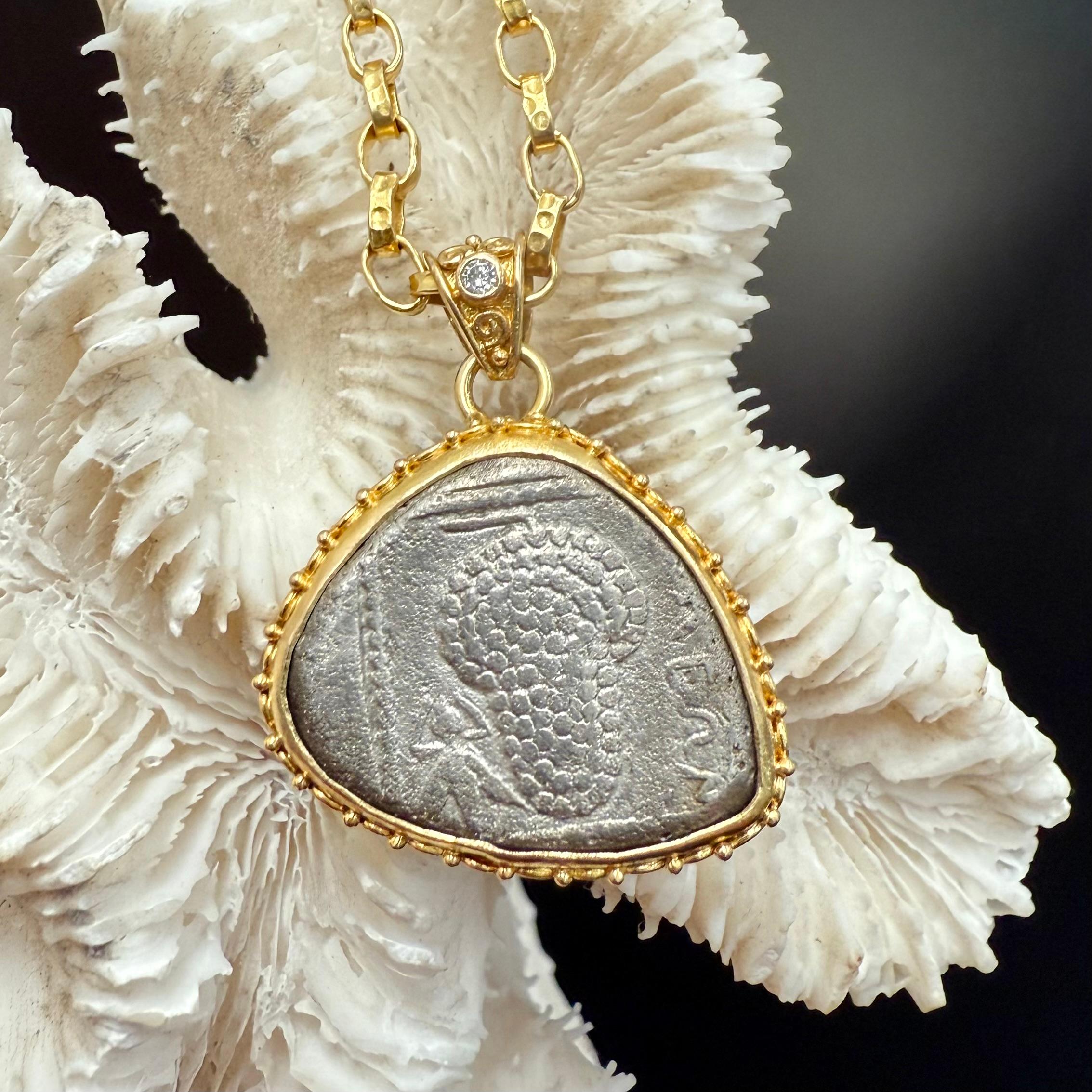 An authentic silver 