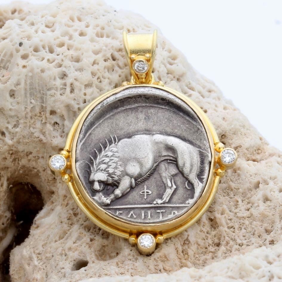 An authentic silver 