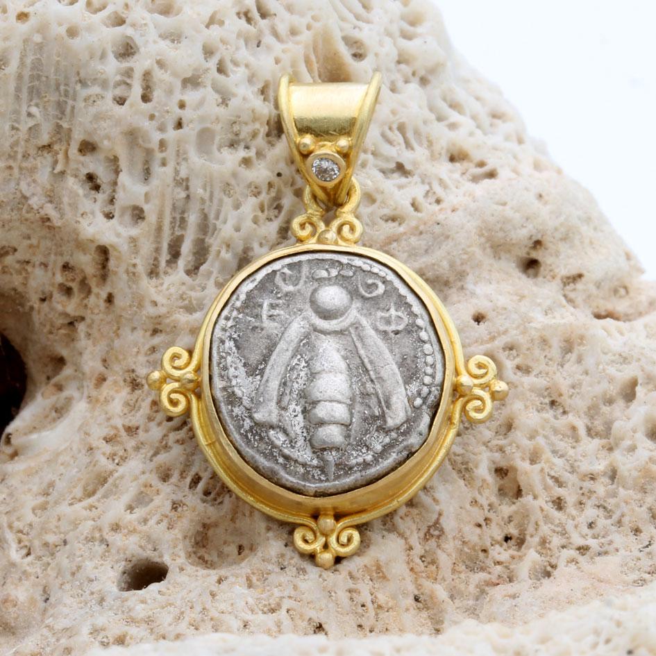 An authentic silver 