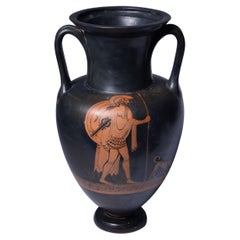 Antike griechische Amphore des Odysseus & Argos