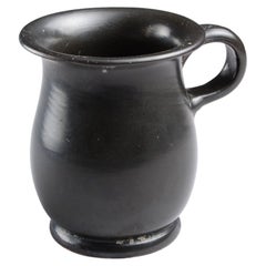 Antique Ancient Greek Black Glaze Mug