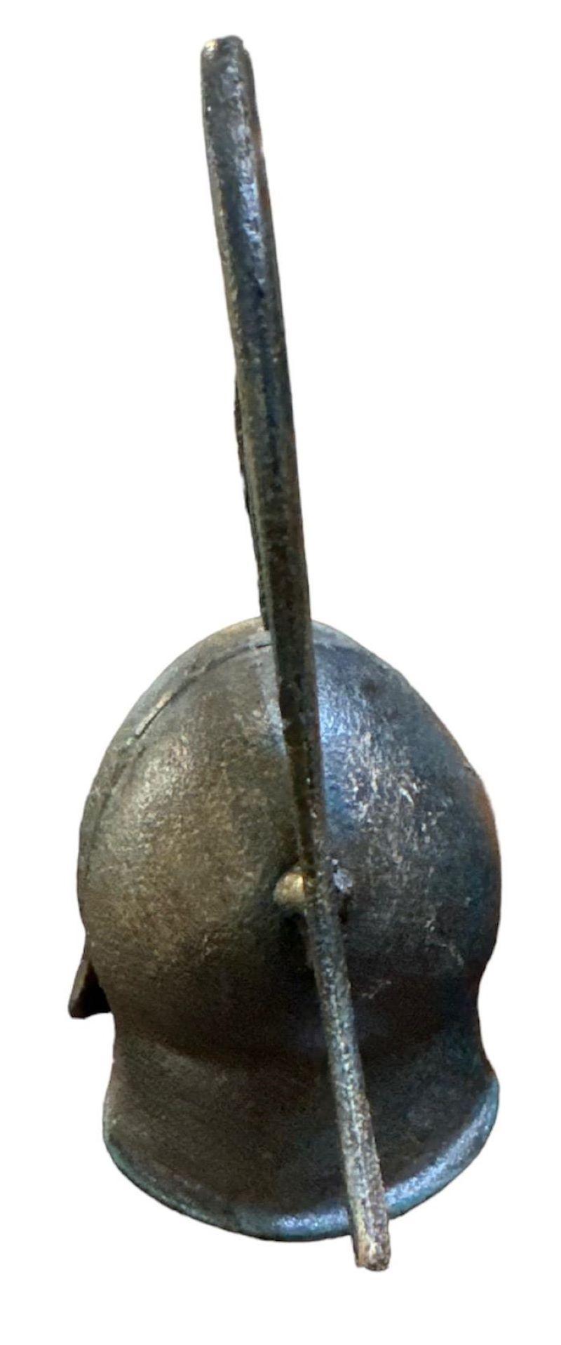 Adirondack Ancient Greek Bronze Spartan Corinthian Helmet For Sale