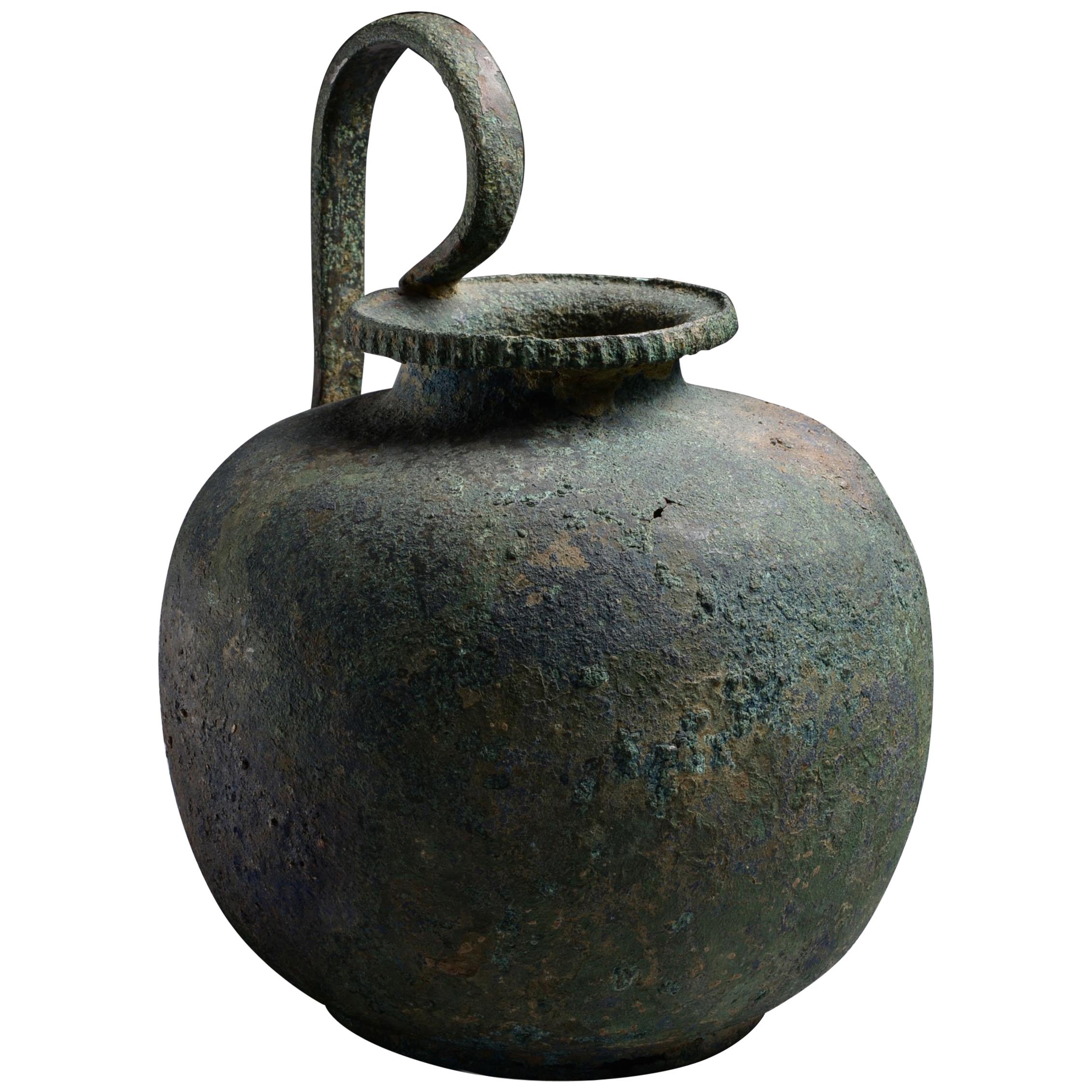 Ancient Greek Bronze Wine Vessel, 5th Century BC