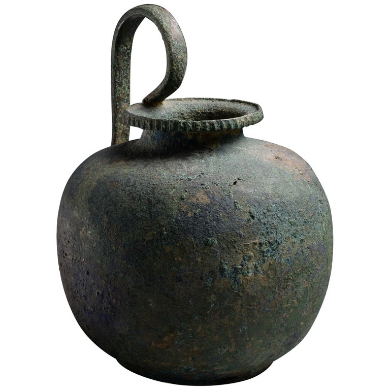 Ancient Greek Bronze Wine Vessel, 5th Century BC at 1stDibs